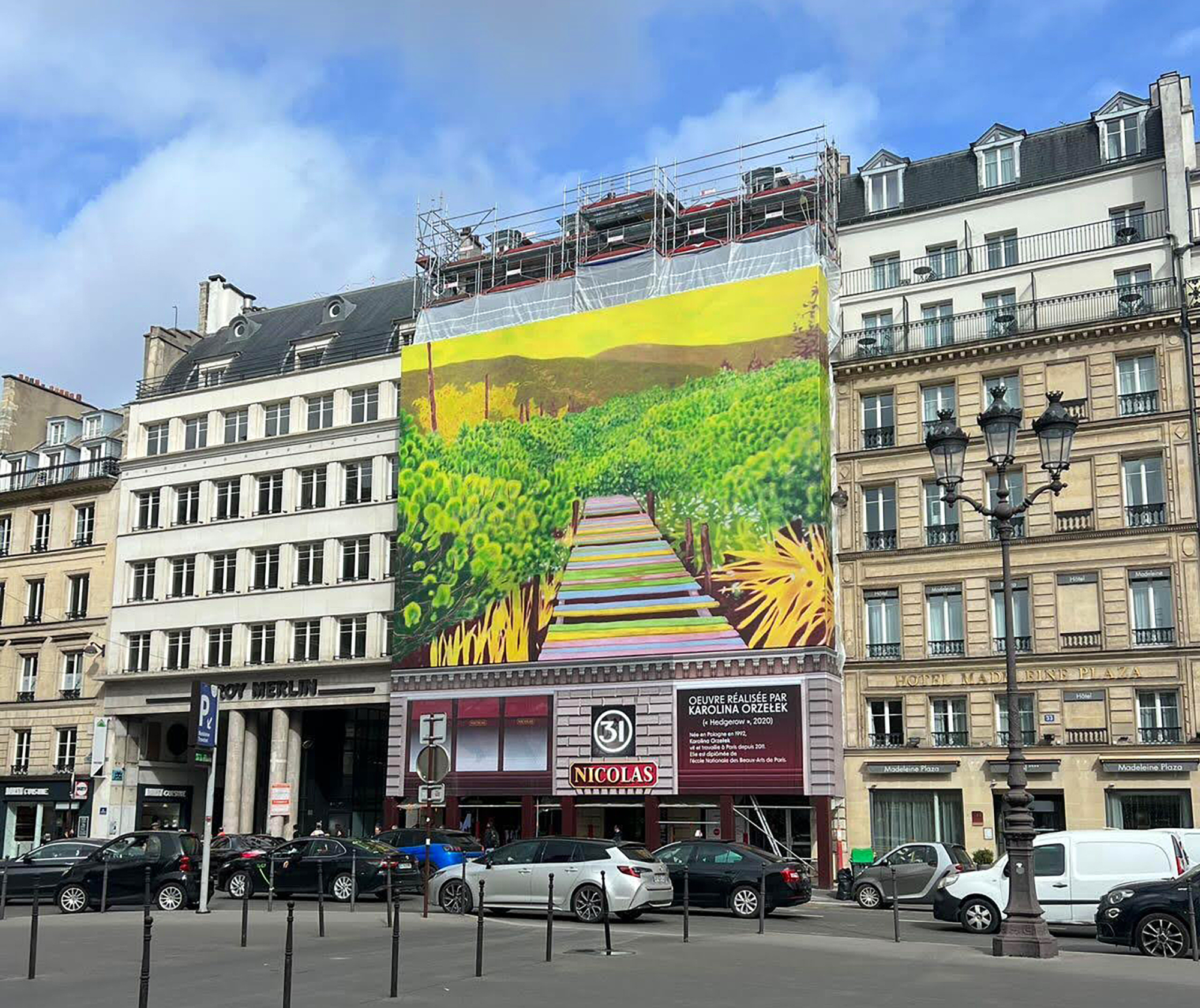 "NICOLAS x l'Art dans la Ville" - exhibition view, Karolina Orzełek, NICOLAS, march 2023