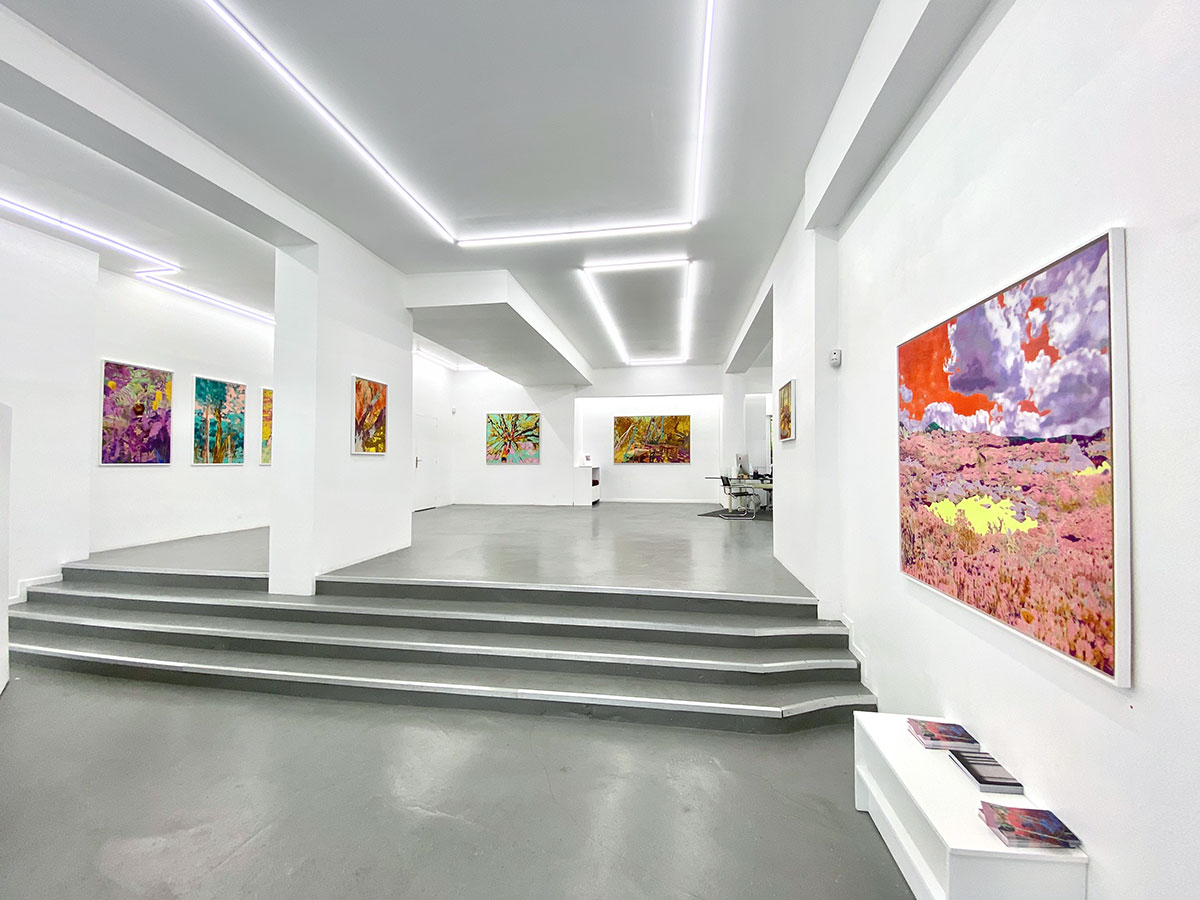 "Midsummer" - exhibition view, Karolina Orzełek, galerie Sabine Bayasli, may 2022