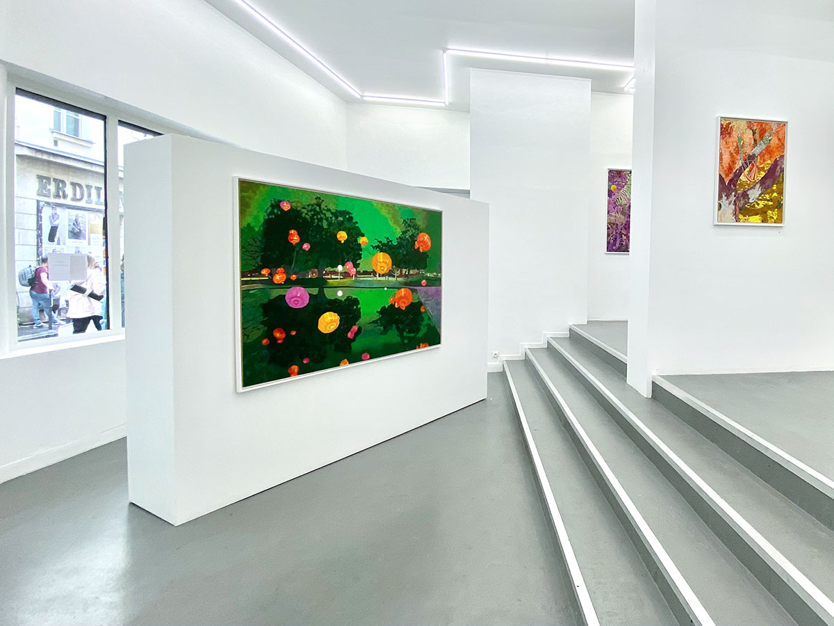 "Midsummer" - exhibition view, Karolina Orzełek, galerie Sabine Bayasli, may 2022