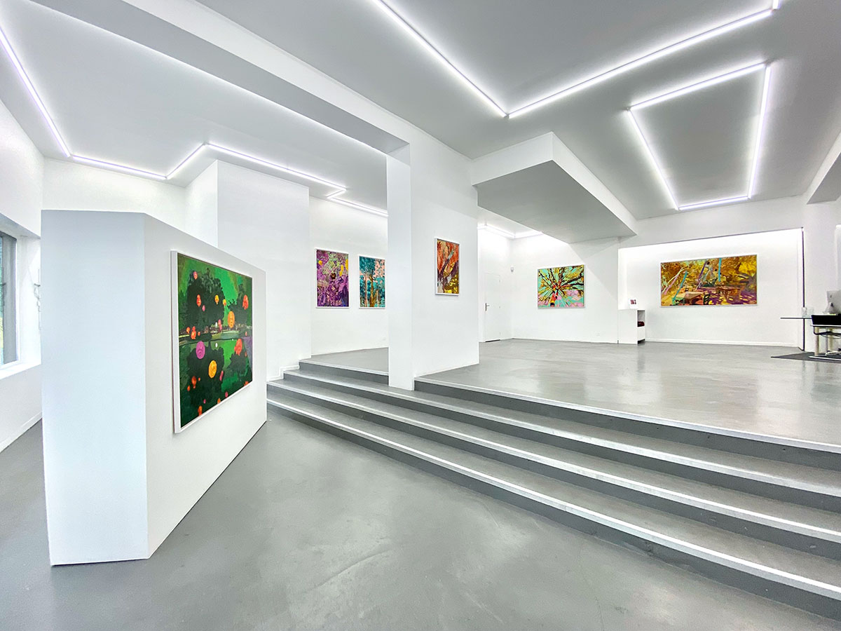"Midsummer" - exhibition view, Karolina Orzełek, galerie Sabine Bayasli, may 2022