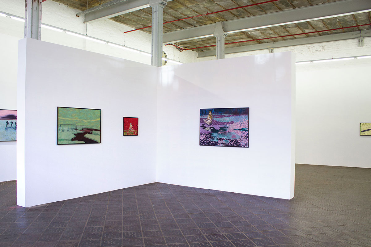 "Solaris" - exhibition view, Karolina Orzełek, galerie Dukan, october 2017