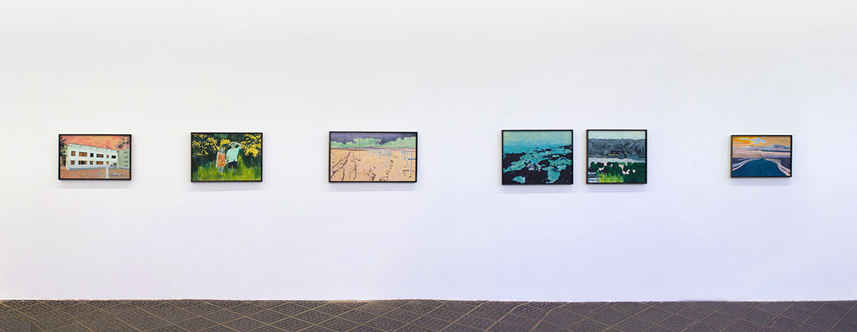 "Solaris" - exhibition view, Karolina Orzełek, galerie Dukan, october 2017