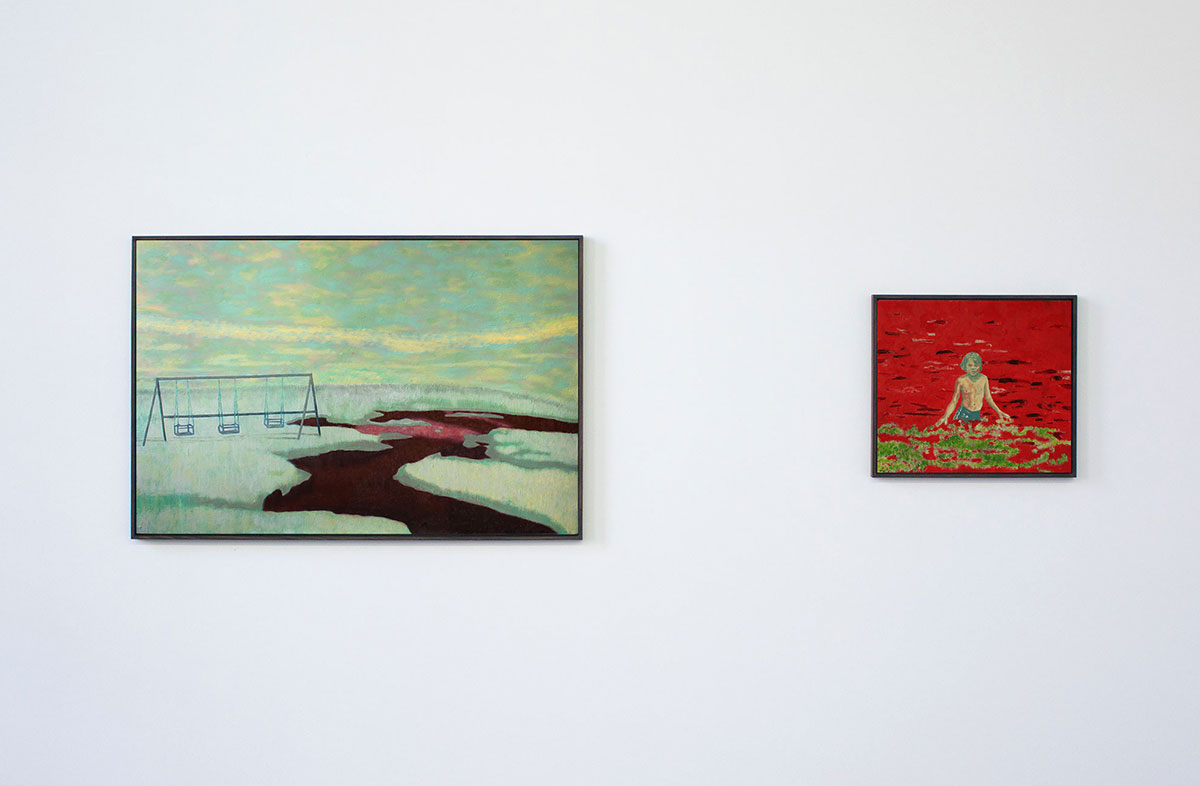 "Solaris" - exhibition view, Karolina Orzełek, galerie Dukan, october 2017