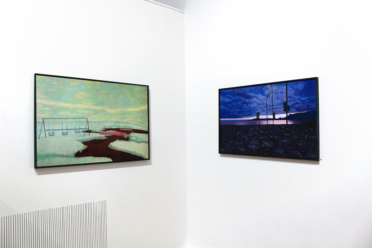 "Fatamorgana" - exhibition view, Karolina Orzełek, galerie Dukan, march 2018