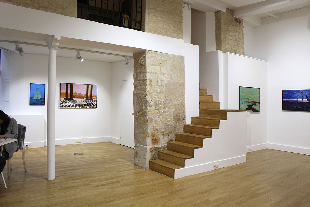 "Fatamorgana" - exhibition view, Karolina Orzełek, galerie Dukan, march 2018