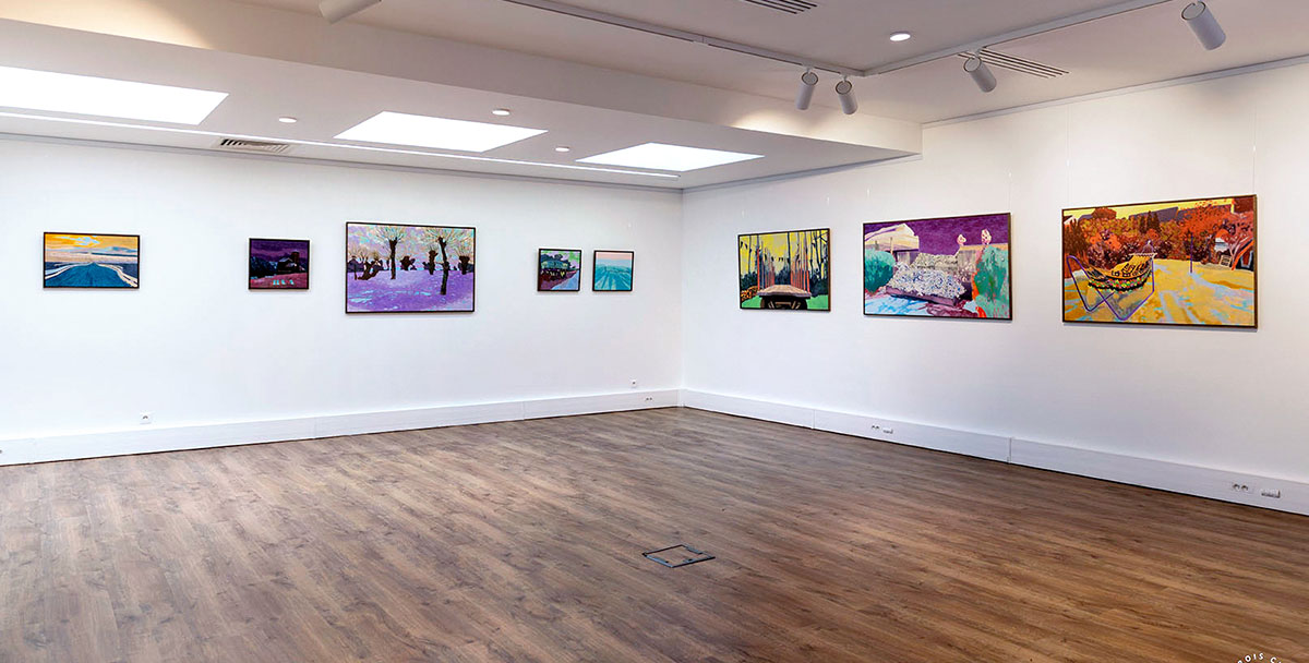 "Prix Sisley Beaux-Arts de Paris pour la Jeune Création" - exhibition view, Karolina Orzełek, Sisley headquarters, may 2020