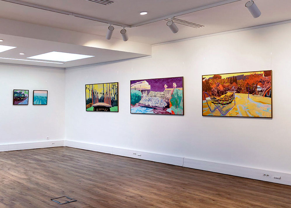 "Prix Sisley Beaux-Arts de Paris pour la Jeune Création" - exhibition view, Karolina Orzełek, Sisley headquarters, may 2020