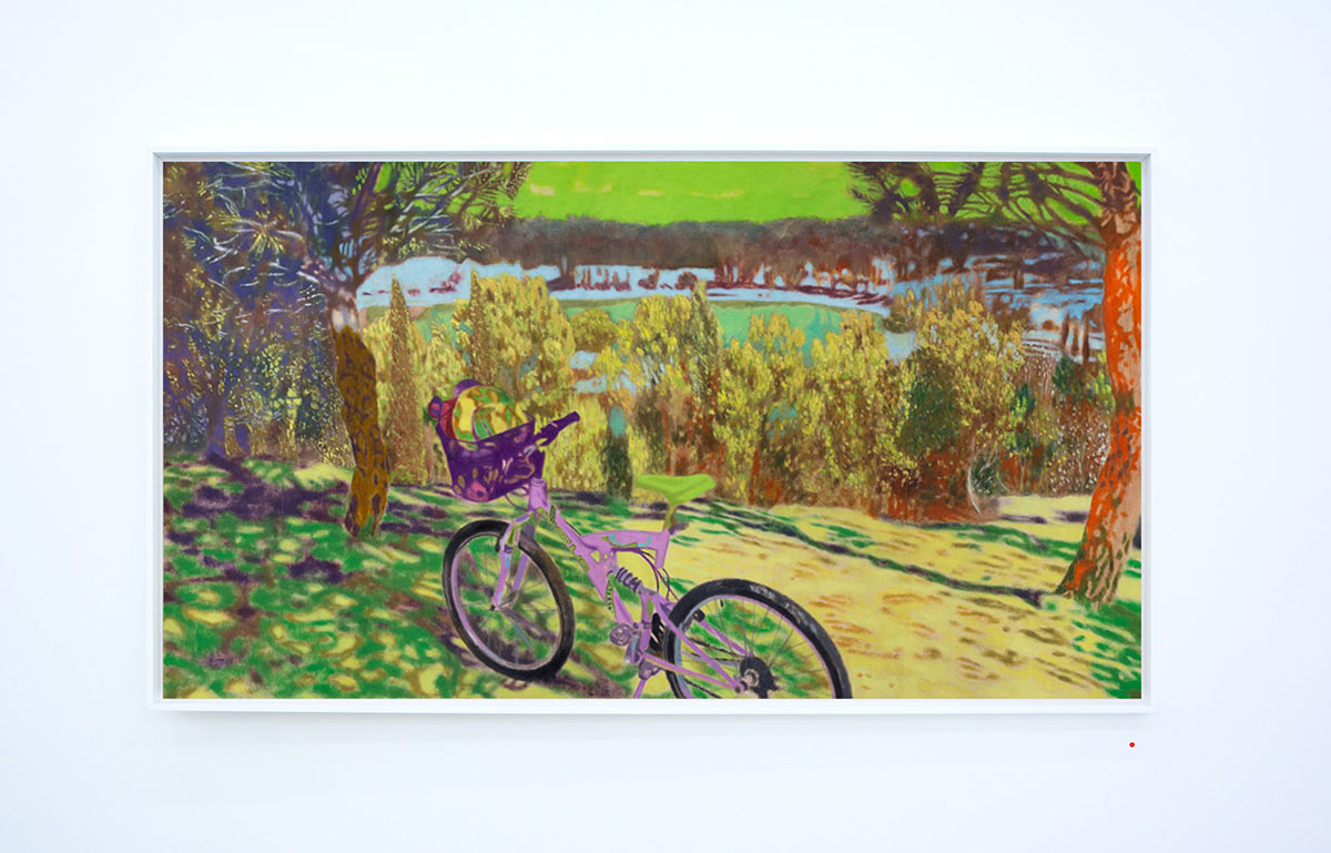 "Endless summer" - exhibition view, Karolina Orzełek, galerie Sabine Bayasli, july 2020