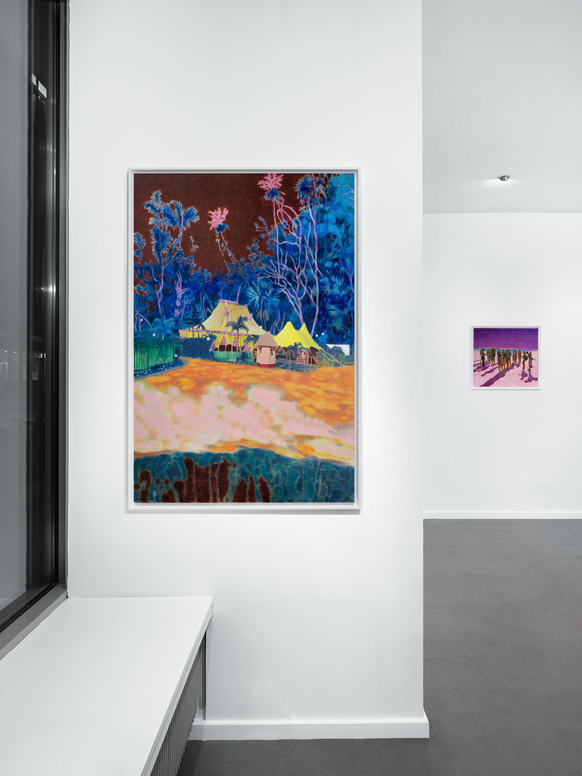 "Both directions at once" - exhibition view, Karolina Orzełek, galerie Mighela Shama, march 2021