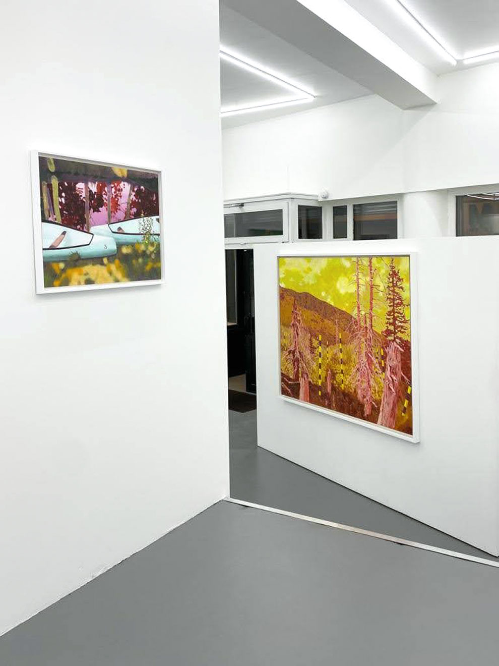 "Lull after the storm" - exhibition view, Karolina Orzełek, galerie Sabine Bayasli, december 2020