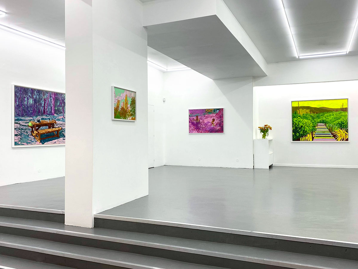"Lull after the storm" - exhibition view, Karolina Orzełek, galerie Sabine Bayasli, december 2020
