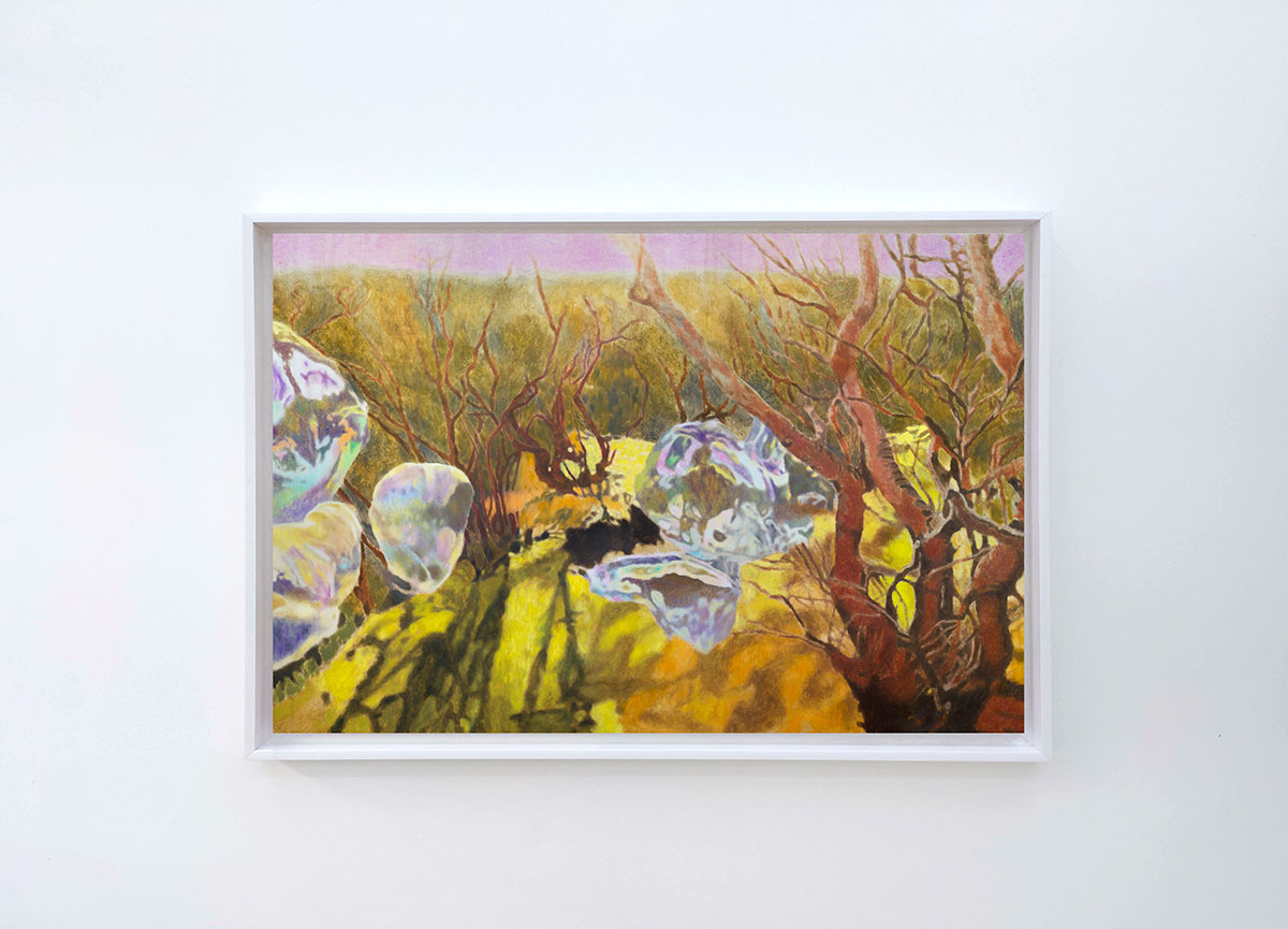 "The call of the wild" - exhibition view, Karolina Orzełek, galerie Sabine Bayasli, april 2021