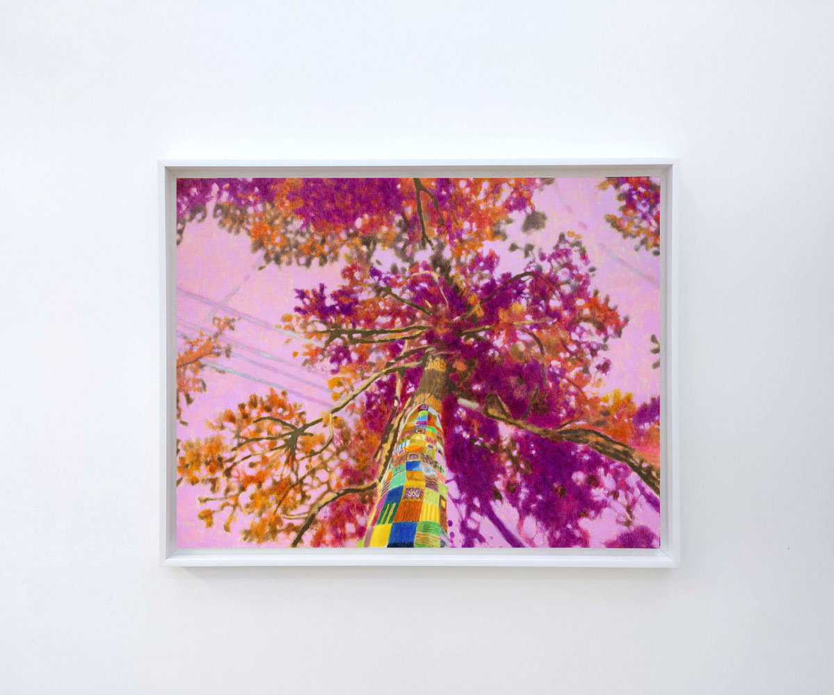 "The call of the wild" - exhibition view, Karolina Orzełek, galerie Sabine Bayasli, april 2021
