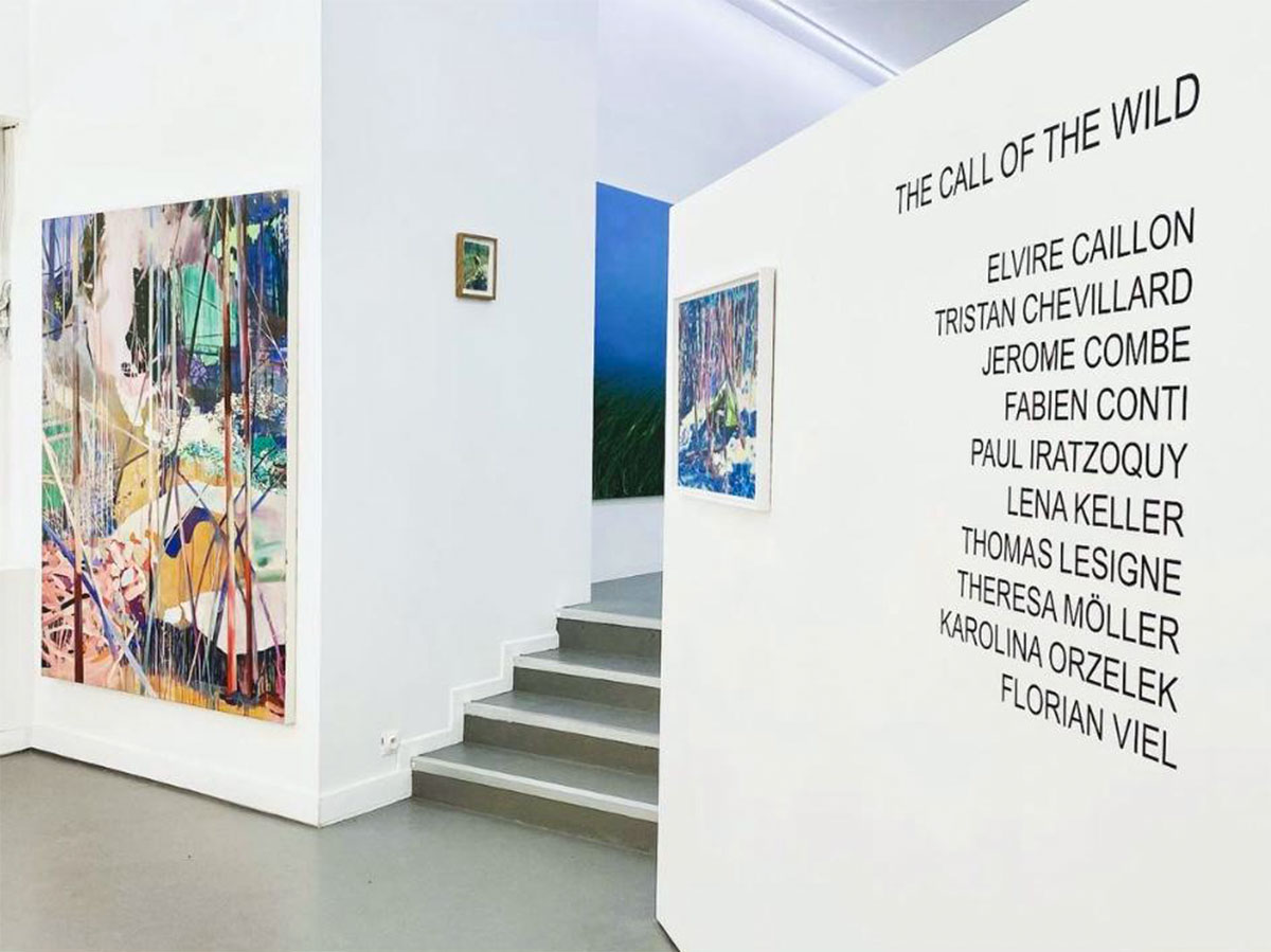 "The call of the wild" - exhibition view, Karolina Orzełek, galerie Sabine Bayasli, april 2021