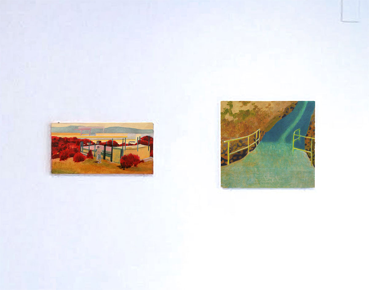 "Wrocław, capitale européenne de la culture 2016" - exhibition view, Karolina Orzełek, galerie du Crous, july 2016