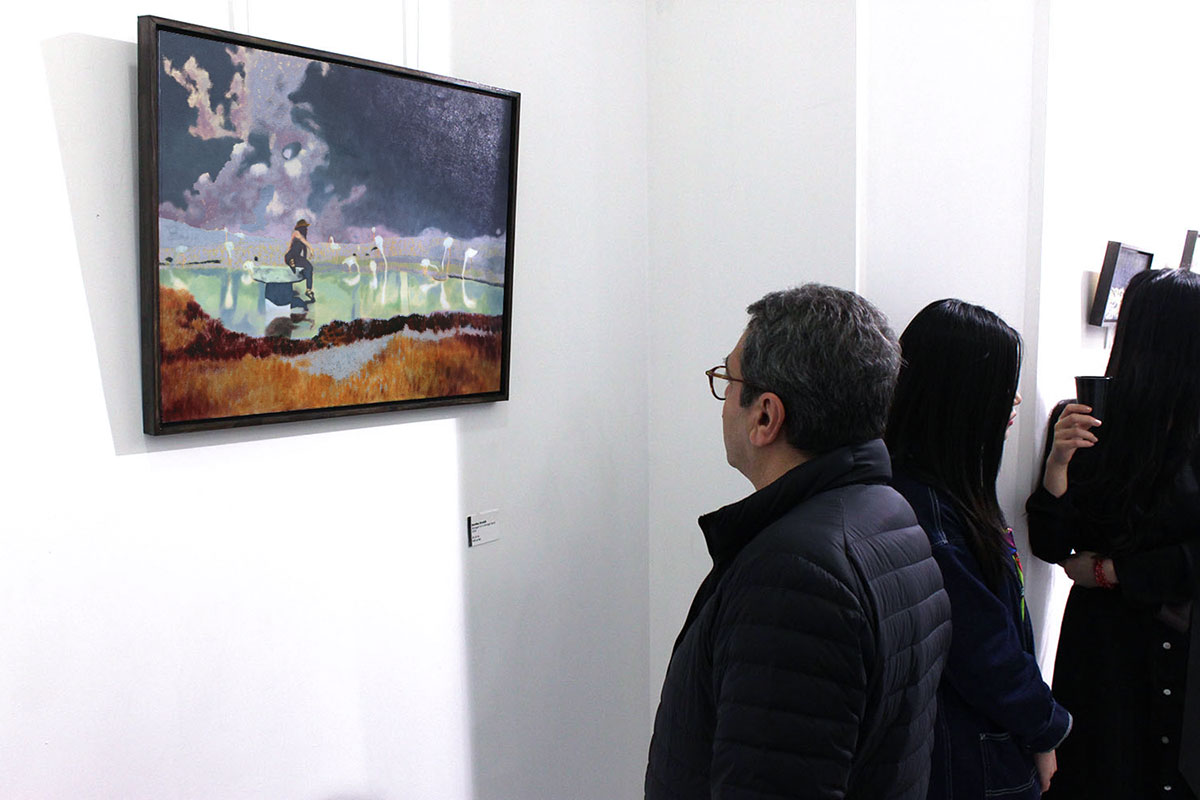 "Au fil de songes" - exhibition view, Karolina Orzełek, galerie Le Ballon Rouge, march 2017