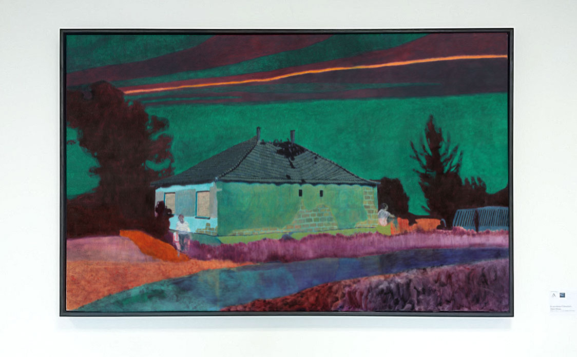 "Prix de peinture Rose Taupin-Dora Bianca, fondation de France - nominees" - exhibition view, Karolina Orzełek, Beaux-Arts de Paris, july 2017