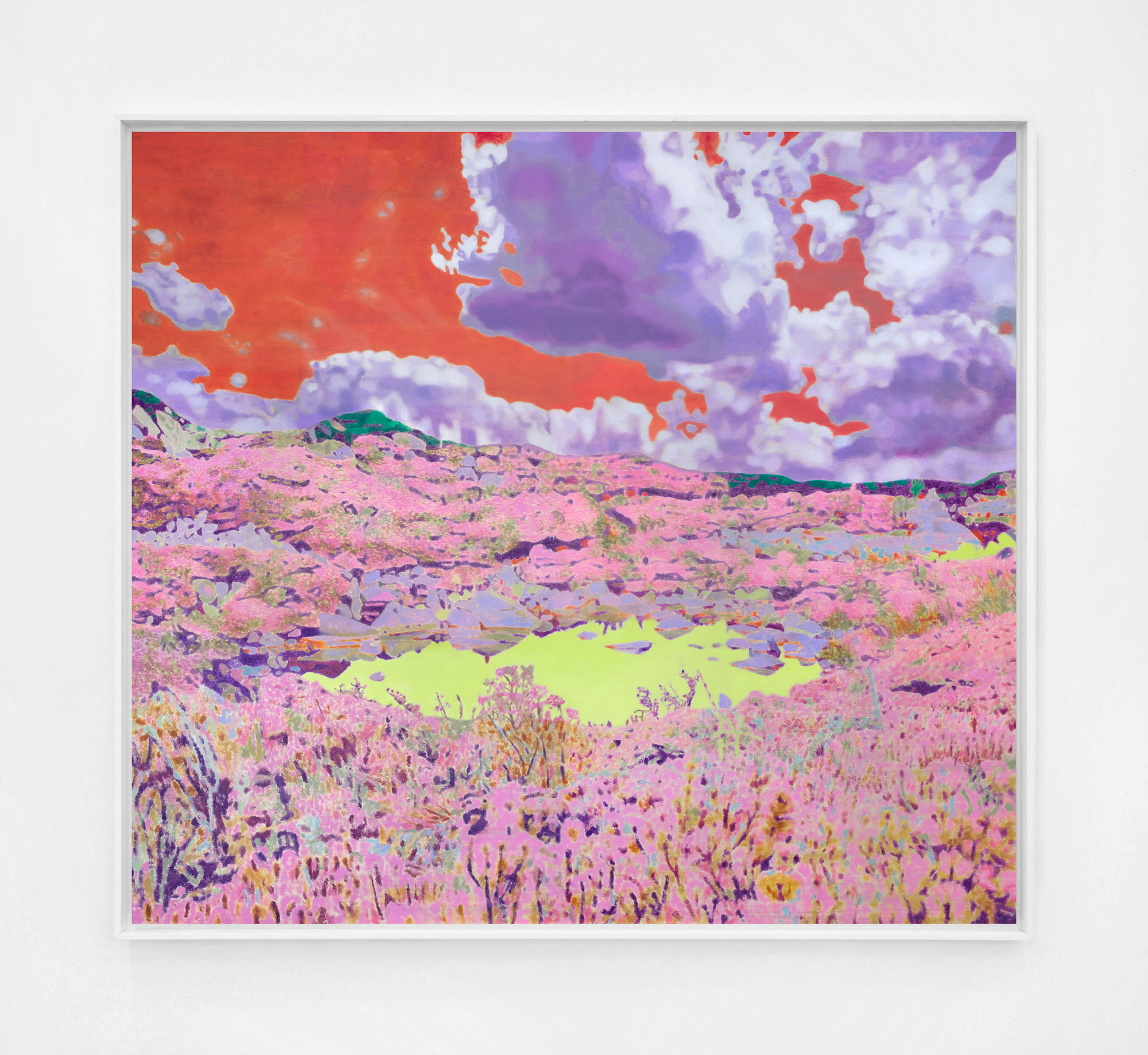 Karolina Orzełek, "Magma", 2022, 134 x 120 cm, oil on panel