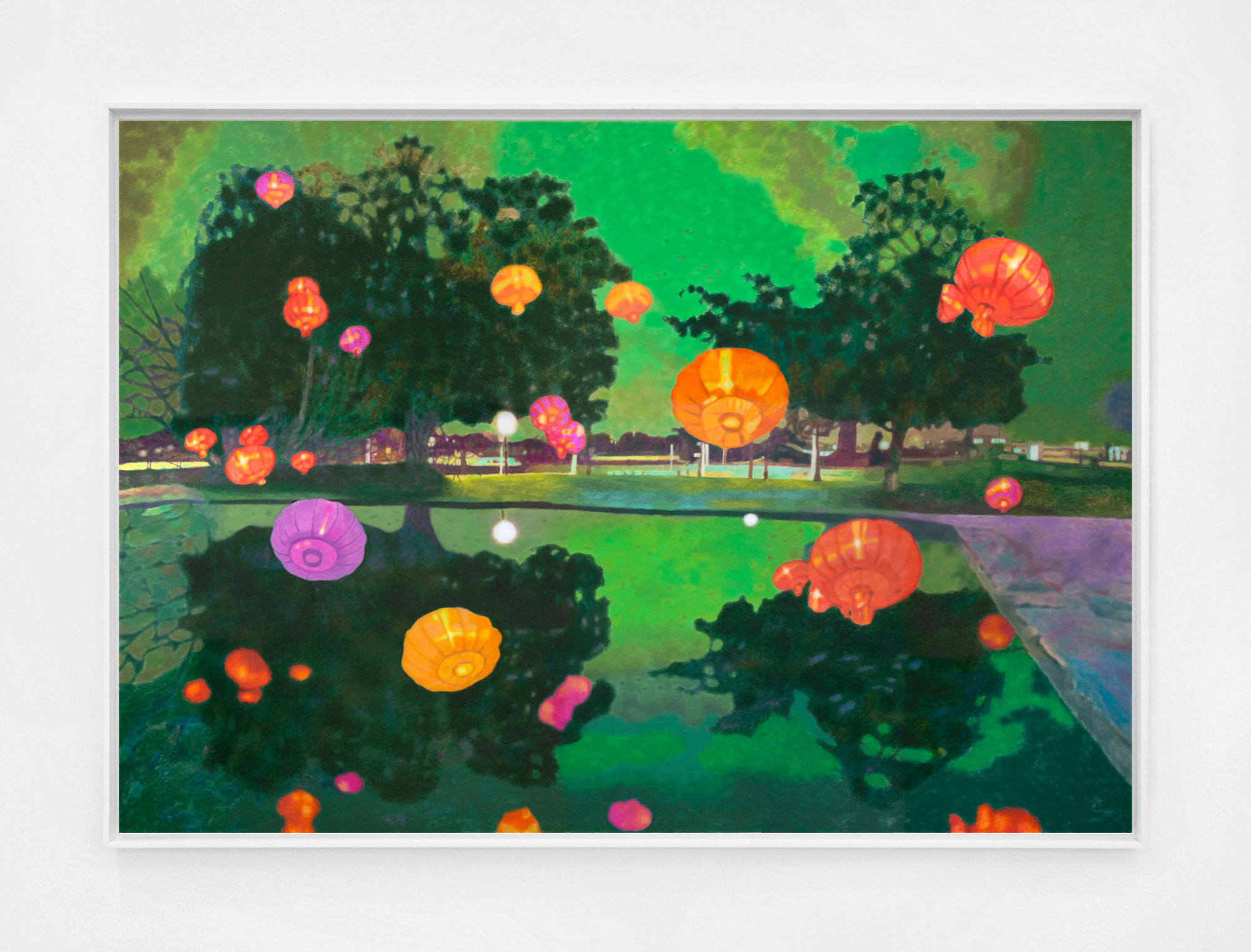 Karolina Orzełek, "Kupała", 2022, 170 x 120 cm, oil on panel