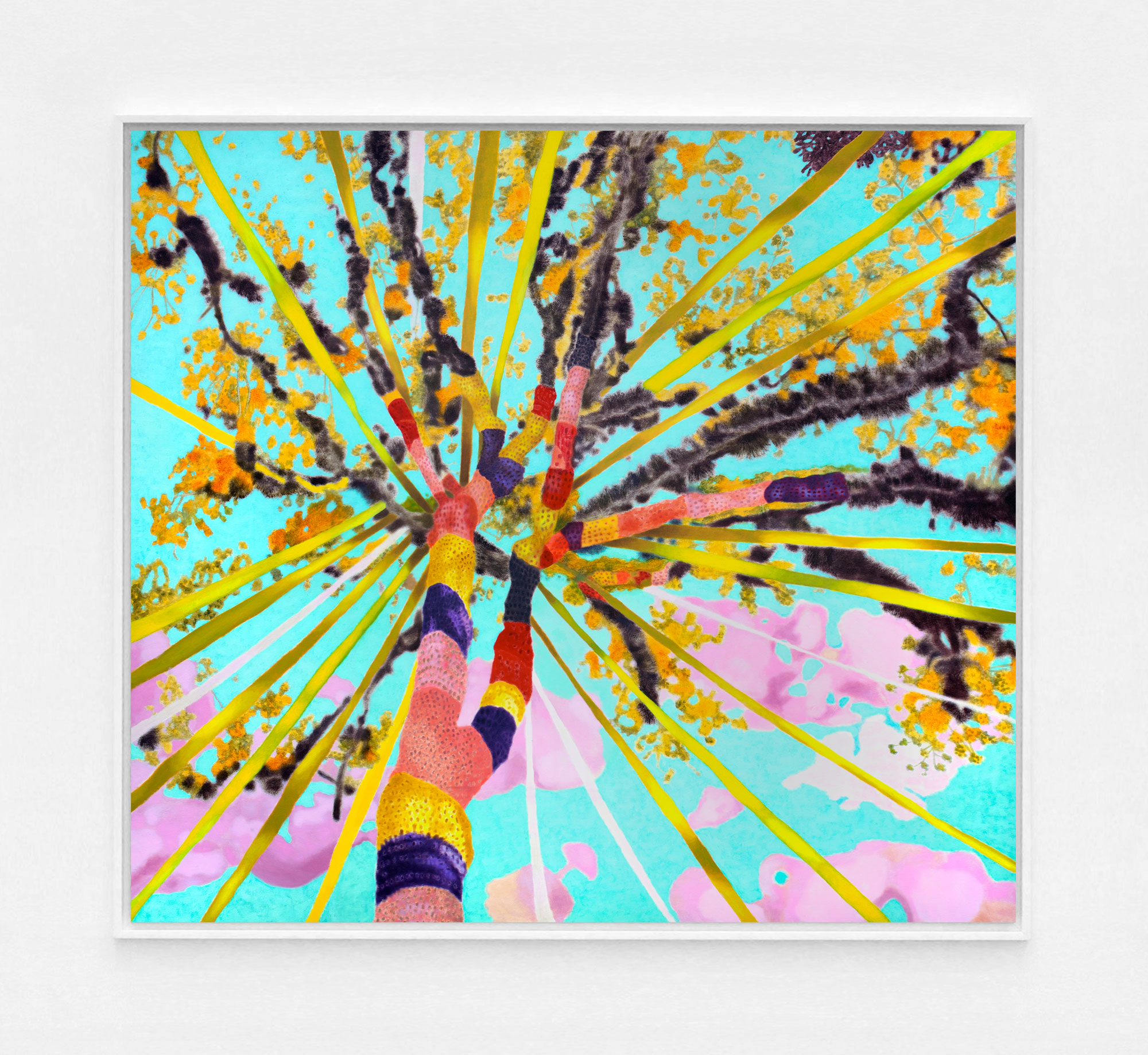 Karolina Orzełek, "Midsummer", 2022, 134  x 120 cm, oil on panel