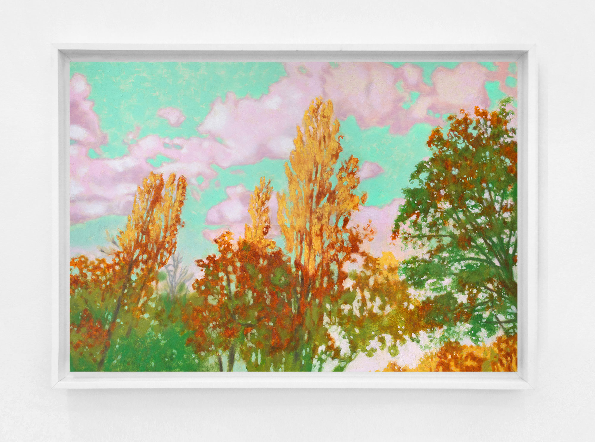 Karolina Orzełek, "Vent divin", 2020, 65 x 45 cm, oil on panel