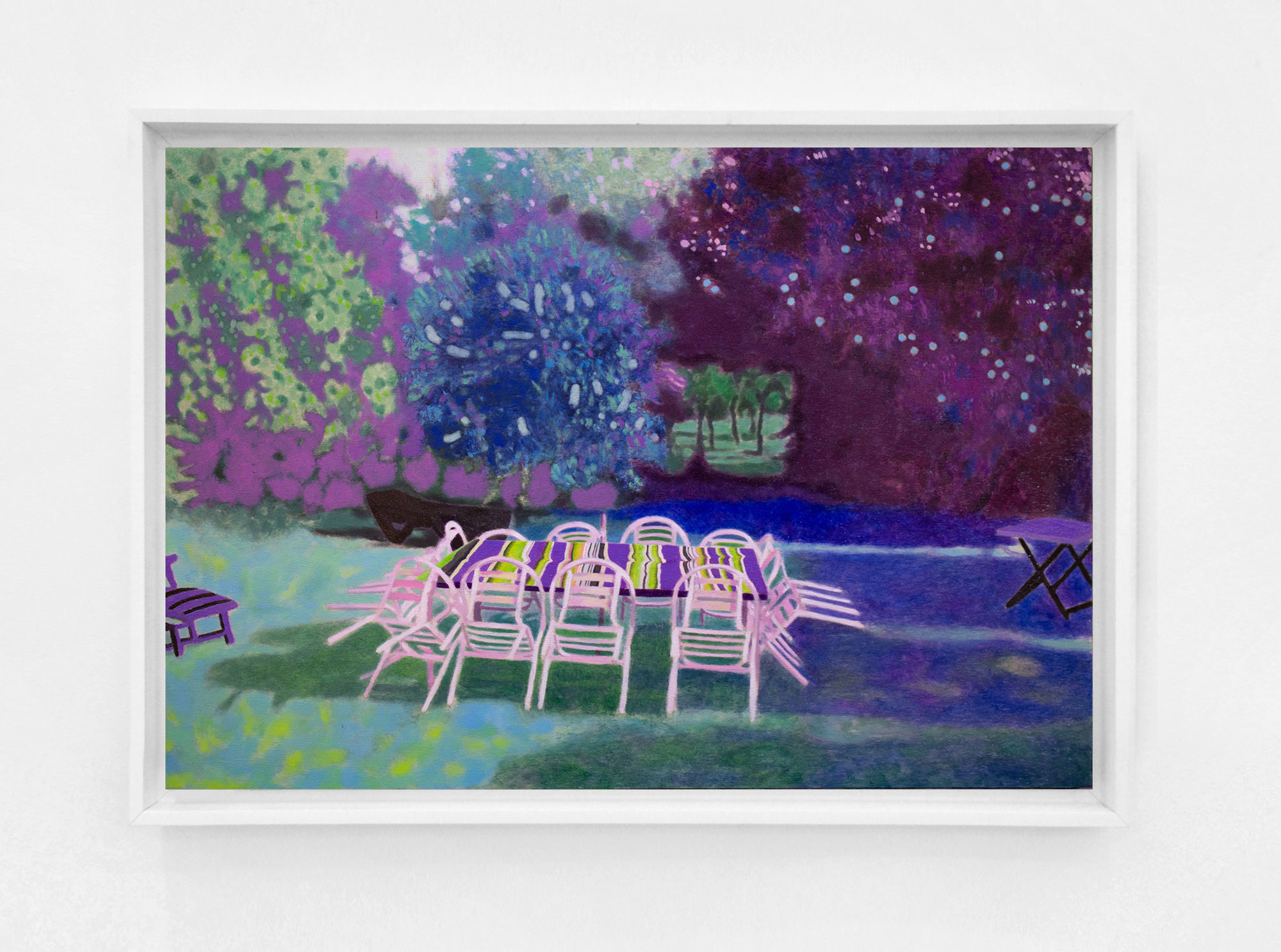 Karolina Orzełek, "Post prandium", 2020, 65 x 45 cm, oil on panel