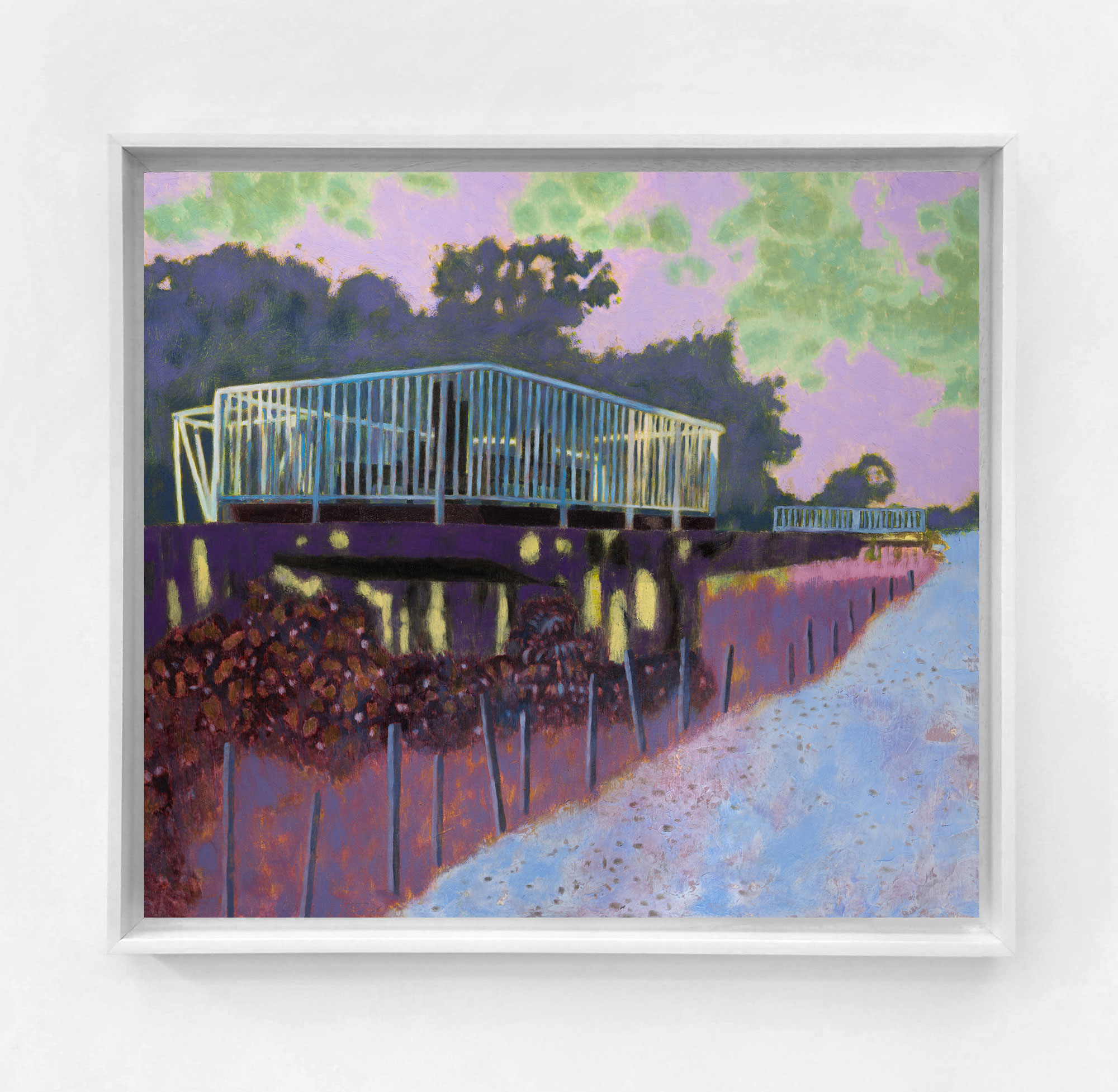 Karolina Orzełek, "Trap I", 2018, 46 x 41 cm, oil on panel