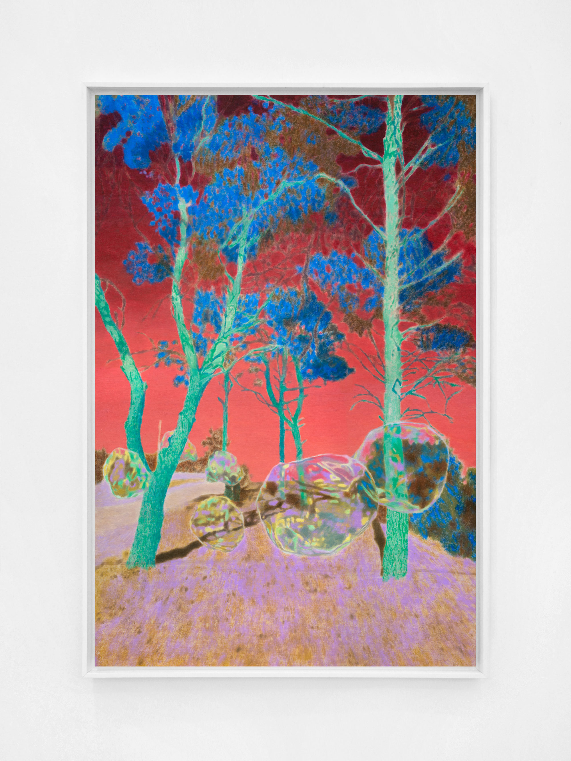 Karolina Orzełek, "Vertigo", 2022, 80 x 120 cm, oil on panel
